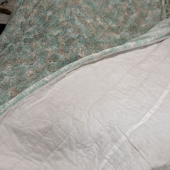 Hand Painted India Ink USA Made Artisan Bedspread Quilt Comforter Southwestern‎ - Picture 10 of 14